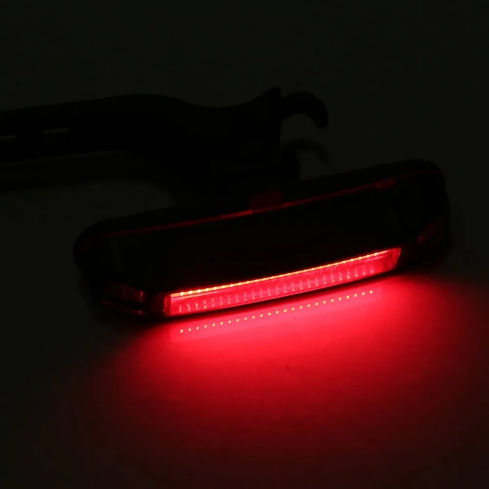

100 Lumens Red/White USB Rechargeable COB LED Bicycle Bike Front Rear Tail Light Warning Lamp Hot selling