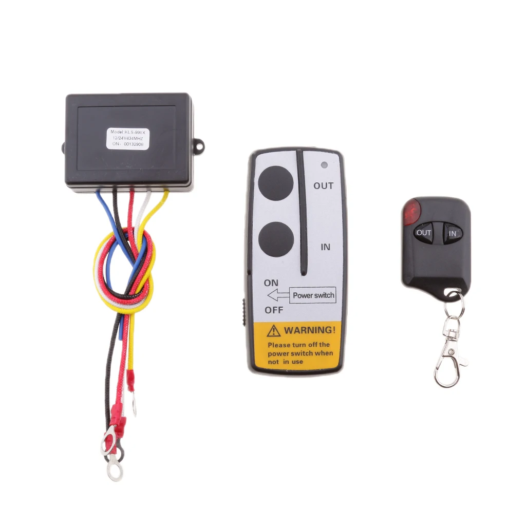 30m Car ATV SUV Winch Remote Switch Handset Receiver Control Kit KLS-998X Easy to install