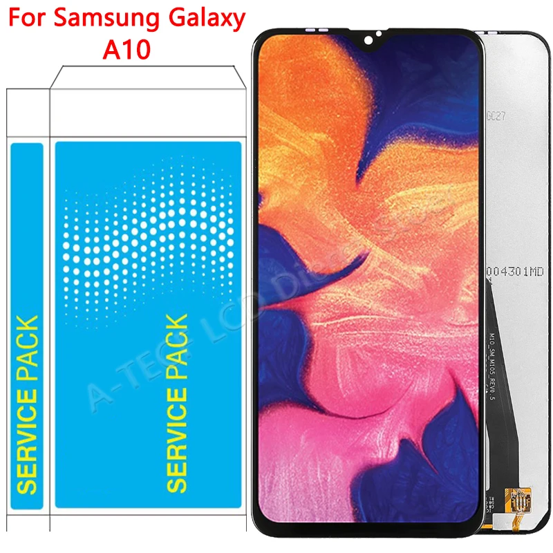 Оригинальный ЖК дисплей 6 2 дюйма для Samsung Galaxy A10 с рамкой в сборе 2019 A105 A105F запасные