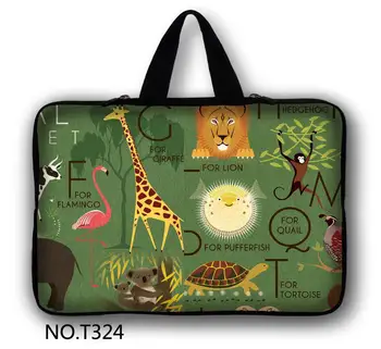 

Animals 16" 17" 17.3" Soft Neoprene Netbook Laptop Sleeve Bag Case +Hide Handle For Hp/Samsung/Sony/ASUS/Acer