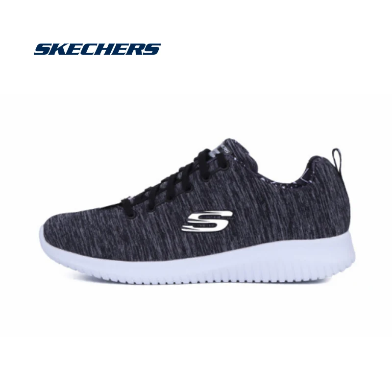 skechers running shoes for girls black