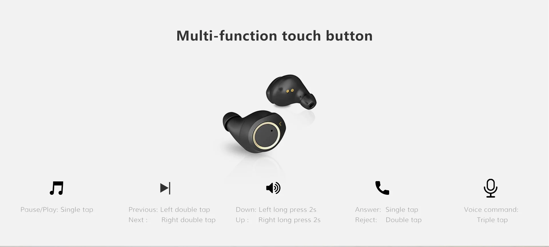 Bluetooth Earbuds with Qualcomm QCC3020 APTX