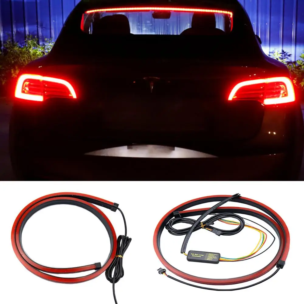 

Auto Parts Self-adhesive Tailgate Light Bar LED Light Brake Light Driving Turn Signal Light Truck Reversing Tail Light Signal
