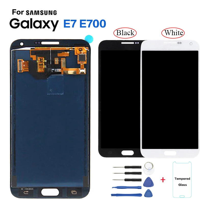 ЖК-дисплей E7 для Samsung Galaxy E700 E7000 E7009 E700F E700H E700M с сенсорным экраном и дигитайзером в