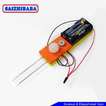 

Saizhibaba Kids Diy Conductivity Meter Developing Intellectual STEM Science Experiment Kits kids Lab Set Toy Gift