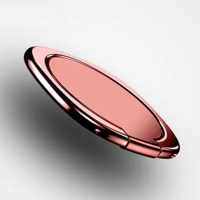50 шт. палец кольцо Мобильный телефон Смартфон подставка держатель для iPhone 7plus SamsungSmart телефон IPAD MP3 автомобильный держатель - Цвет: Розовый