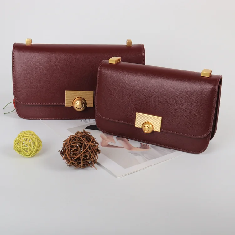

Genuine Leather Hobos Famous Brand Shoulder Bag Women Flap Hand Graining Pattern Sling Bag Vintage European Style drop shipping