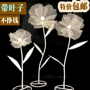 

Wedding zhen si hua Handmade Paper Flowers Stocking Flower Showcase Decoration Props Grenadine Scene Decorative Wedding lu yin h