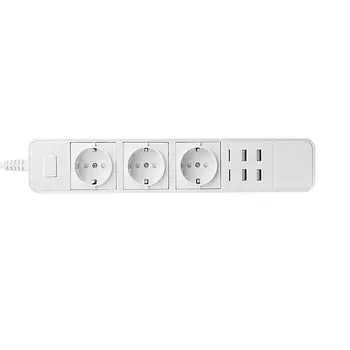 

Long Press To Open Wifi Press To Turn On Off Devce Smart Plug-in App Remote Control Socket Can Be Voice Control With Usb Port