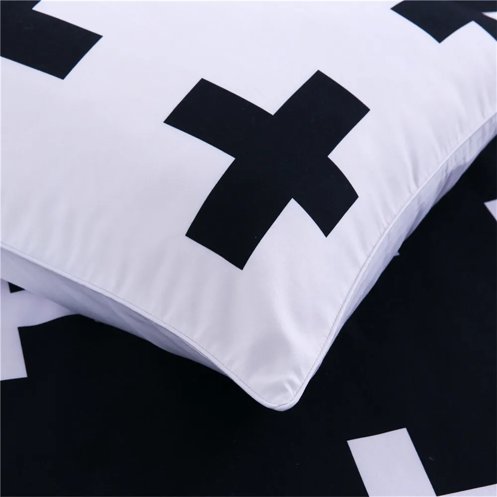 Printed Fashion Bedding Set Duvet Cover Flat Sheets Pillowcase Fitted Sheets Tiled Plus Simple Double Sided Printing