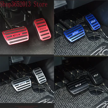 

Aluminum alloy Car styling accelerator and Brake Pedal Cover trims 2pcs set For Honda CRV CR-V 2017-2020
