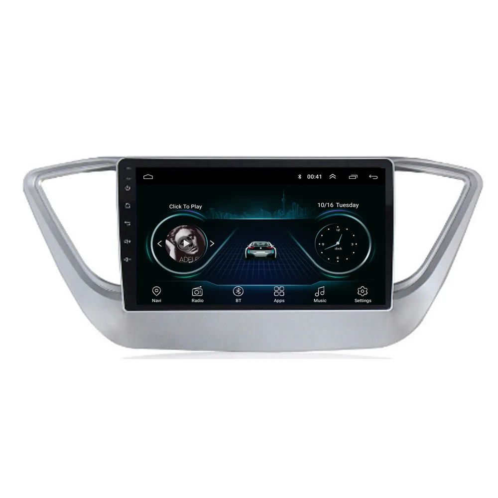 4G LTE Android 10.1 For HYUNDAI Solaris Verna 2018 2019 2020 Multimedia Stereo Car DVD Player Navigation GPS Radio