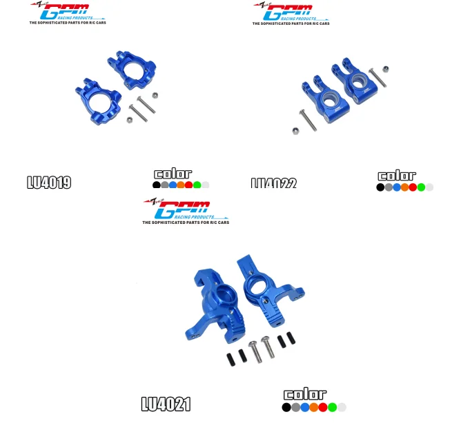 Передняя C-образная ступица + Ступица Задняя для LOSI 1/10 LASERNUT TENACITY ULTRA 4 ROCK TACER-LOS03028