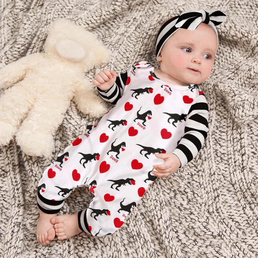 CYSINCOS Одежда для новорожденных мальчиков и девочек комбинезон с длинными