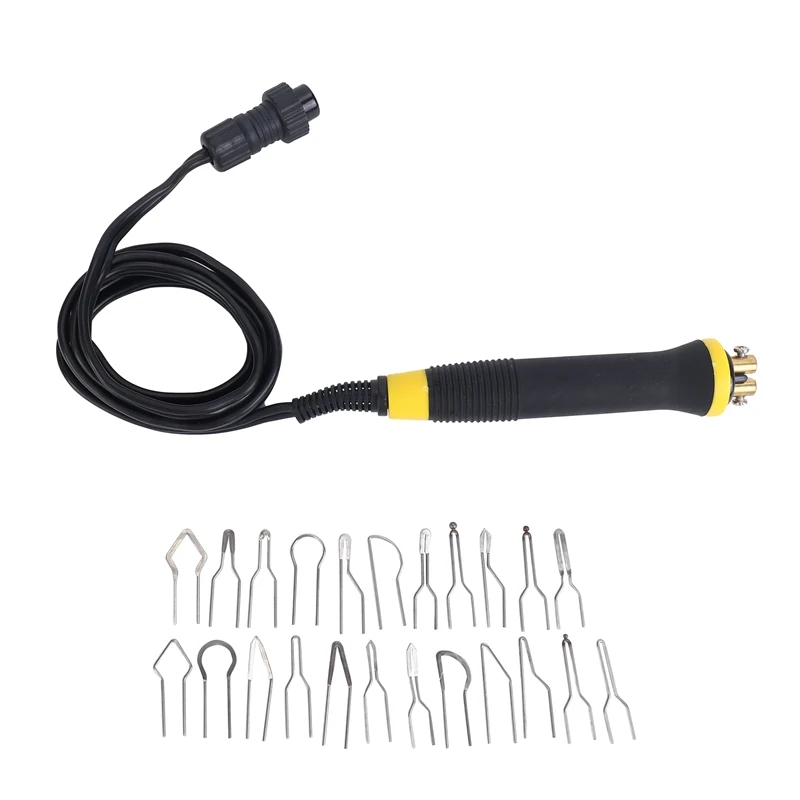 

Quality 1/Pcs Electrocautery Pen Pyrography Machine Handle Solder Tip 23/Pcs for Gourd,Plank,Leather,Bark