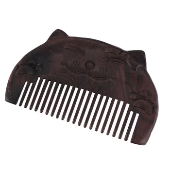 

1pc Carving Fashion Creative Stylish Comb Scalp Massage Comb Wood Hair Comb for Girl Lady