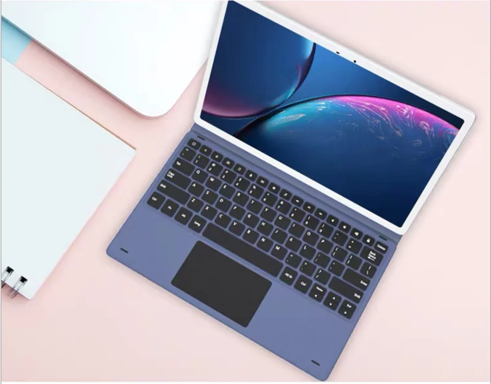 Чехол из ПУ кожи с клавиатурой для ipad/tablet 11 6 дюйма bluetooth | Компьютеры и офис