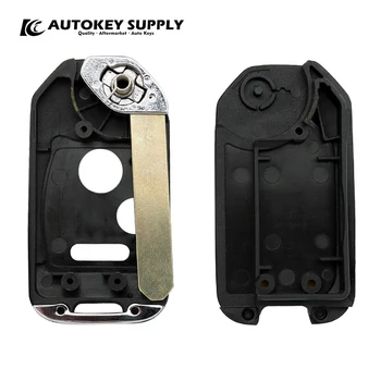 ForHonda 2/2 1/3/3 1 pulsante modificato Flip Car Key Shell (nuovo stile) AKHDF101 AKHDF102 AKHDF133 AKHDF131 AutokeySupply - ForHonda 2 2 1 3 3 1 pulsante modificato Flip Car Key Shell nuovo stile
