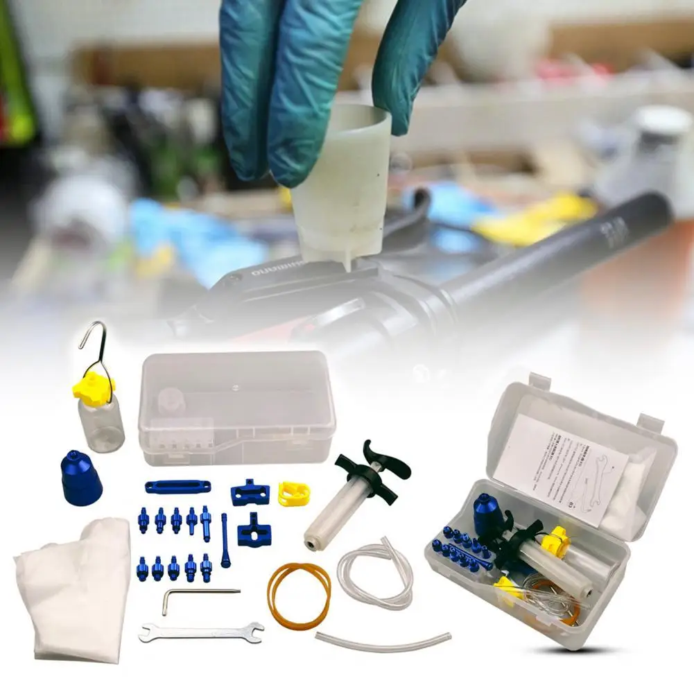 Universal Bicycle Hydraulic Disc Brake Oil Bleed Kit for MTB Road Bike