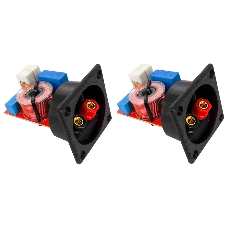 2 Pcs 80W 2 Way Hi Fi Speaker Frequency 