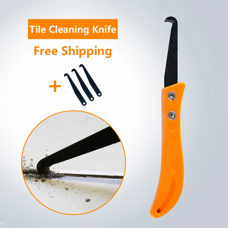 Professional Ti Gap Repair Hook Knife + 3Pcs Blade Wall Professional Ti Gap Repair Hook Knife + 3Pcs Blade Wall