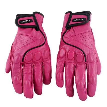 

Off-road Spring Summer Men And Women Motorbike Gloves Retro Genuine Sheep Skin Off-road Locomotive Riding Four Seasons Windproof