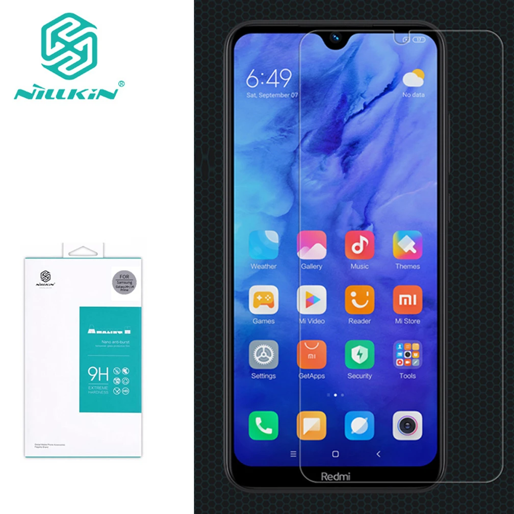 Для Xiaomi Redmi Note 8T закаленное стекло Nillkin Amazing H/H+ Pro Взрывозащищенная Защита экрана для Xiaomi Redmi Note 8T - Цвет: H glass