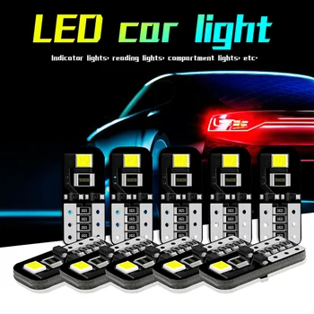 

Reading Light Car 10X 12V T10 194 168 W5W SMD LED Car HID White CANBUS Error Free Wedge Light Bulb Pick Up Truck Accesories