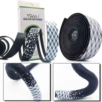 

Racing Road Bike 3 color pattern gradient Bar Tape Fade Race Vibration Damping Anti-Vibration EVA PU Handlebar Bar Tape Wrap