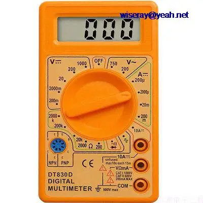 

DHL/EMS 20pcs Students learning Simple easy Portable digital multimeter DT-830D + pen-A7