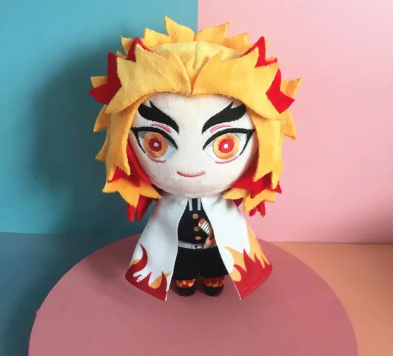 20 см, японское аниме, Demon Slayer, плюшевая игрушка, Kimetsu No Yaiba, мягкая игрушка, Tanjirou Nezuko, кукла, мультфильм, Подарочная игрушка - Цвет: Фиолетовый