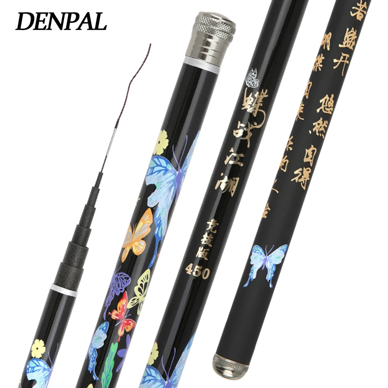 2019 NEW High Quality Telescopic Fishing Rod Super Light Hard 3.6m/4.5m/5.4m/6.3m/7.2m Chinese style Carbon Fiber Hand Pole