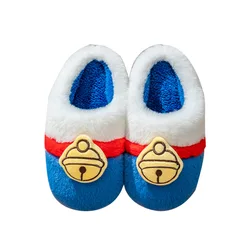 Doraemon – pantoufles d'intérieur en coton, antidérapantes, pour enfants, pour la maison, nouvelle collection, printemps, automne et hiver 