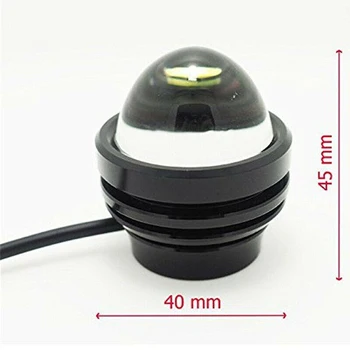 

2pcs High Power Daytime Running DRL Light 15W 12V LED Light Eagle Eye Headlight fog Lights universal