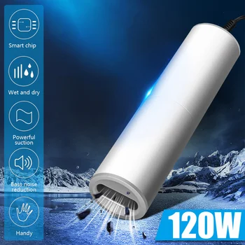 

Portable Car Vacuum Cleaner Wireless Handheld Auto Vaccum 120（W）Suction For Home Desktop Cleaning Mini Vacuum Cleaner