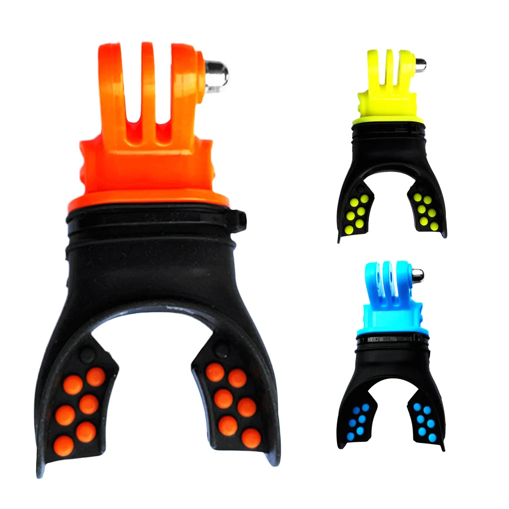 Water Sports Surfing Shoot Mouth Mount Holder Skating Kayaking Accessories for GoPro Hero 5 4/3+/3/2/1 Sports Camera SJ Cam