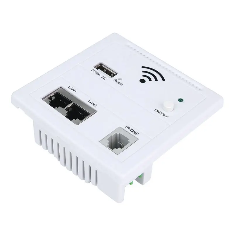 Настенная розетка повторитель 86 видов Wi Fi точка доступа RJ45 PoE USB