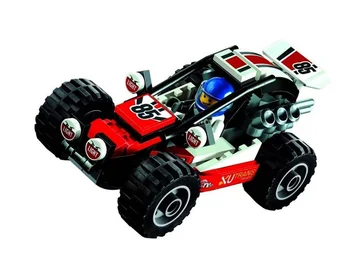 

87Pcs Compatible Lepining City Figures Racing Car Sand Buggy Model Building Kits Blocks Bricks Toy For Children