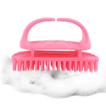 

2pcs Silicone Shampoo Hair Brush Massage Brush Head Cleaning Massage for Home
