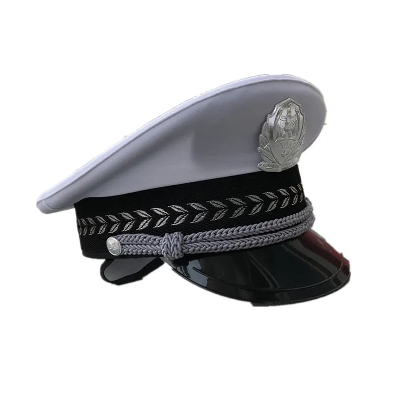 Весенний модный военный костюм, головные уборы, кепки для охранных взрослых мужчин, белая армейская темно-синяя шляпа