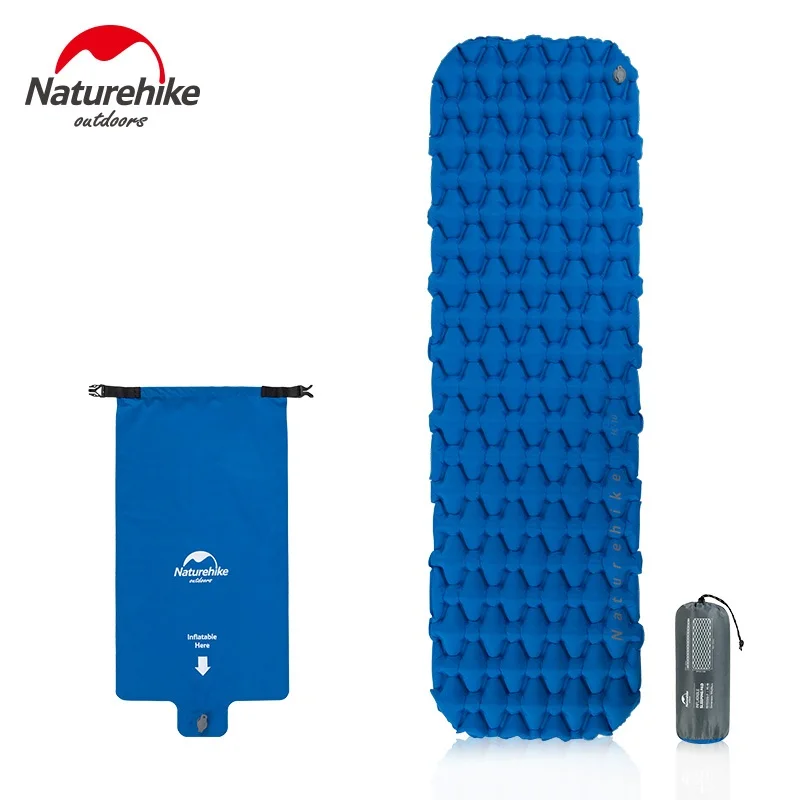 Naturehike colchon inflable camping mat bed inflatable air mattress sleeping pad nature hike 1 man, 2 double person