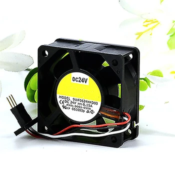 

24V 0.15A Variable Frequency Fan For Sanyo 9WF0624H4D03 6025 Fan 3 Pin Waterproof Industrial Cooling Fan