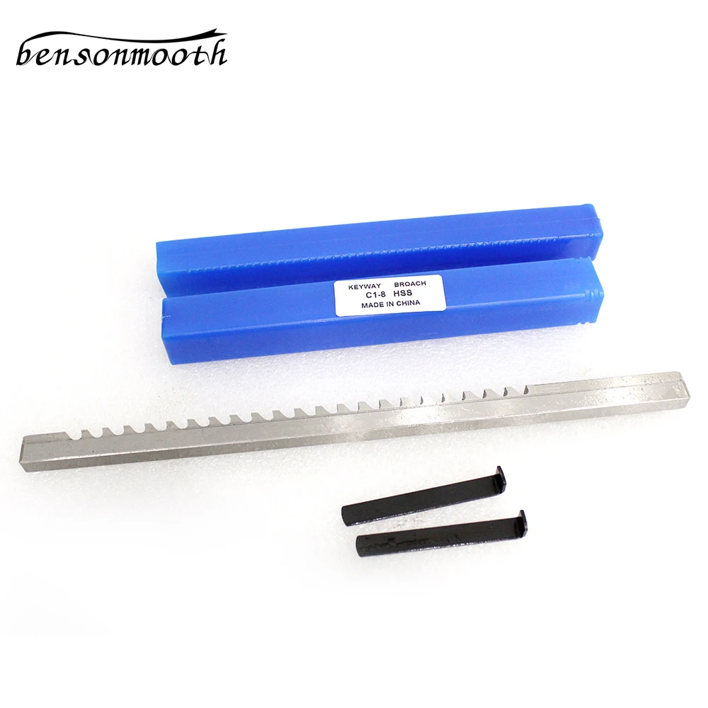 Keyway Broach 14mm D Push-Type Metric Size High Speed Steel Material Metalworking Cutting Tool CNC Machinine