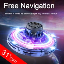 Flynova мини-Дрон UFO Fingertip ручной Спиннер Дрон UFO Mixa Flight Gyro волшебные игрушки подарок для детей игрушка Прямая поставка