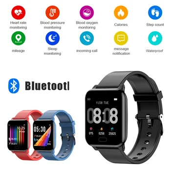 

2020 Smart Watch Remote Control Camera Heart Rate Blood Pressure Monitor Temperature Smart Bracelet For IOS Android L8 Watch