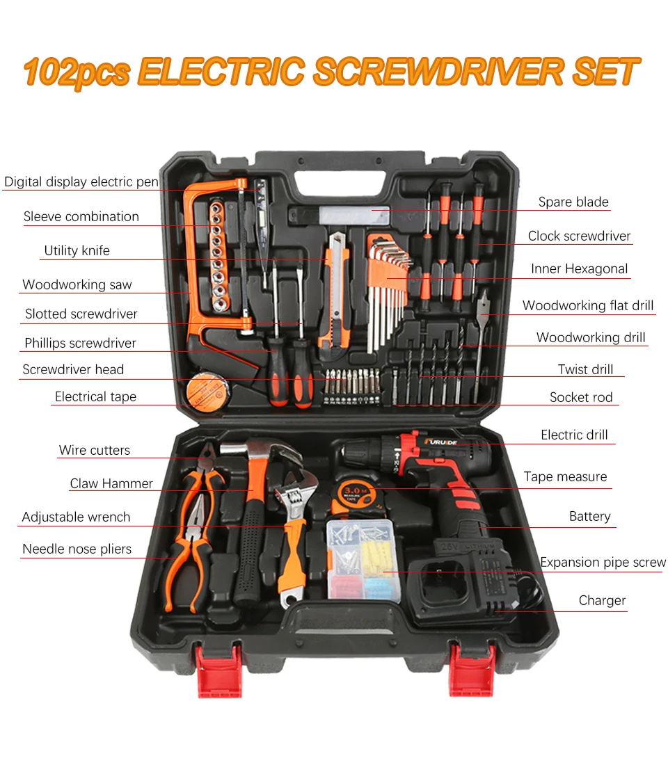 Electric Drill Cordless Screwdriver 92 