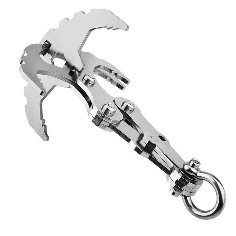 

Claws Folding Stainless Steel Multifunctional Survival Gravity Hook Outdoor Field Climbing Tool Travel Kits Mountaineering Claw