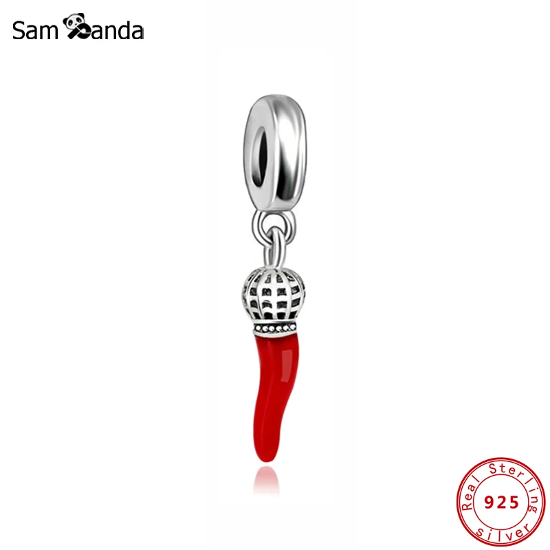 Authentic100925SterlingSilverCharmBeadJalapenoPendantCharms