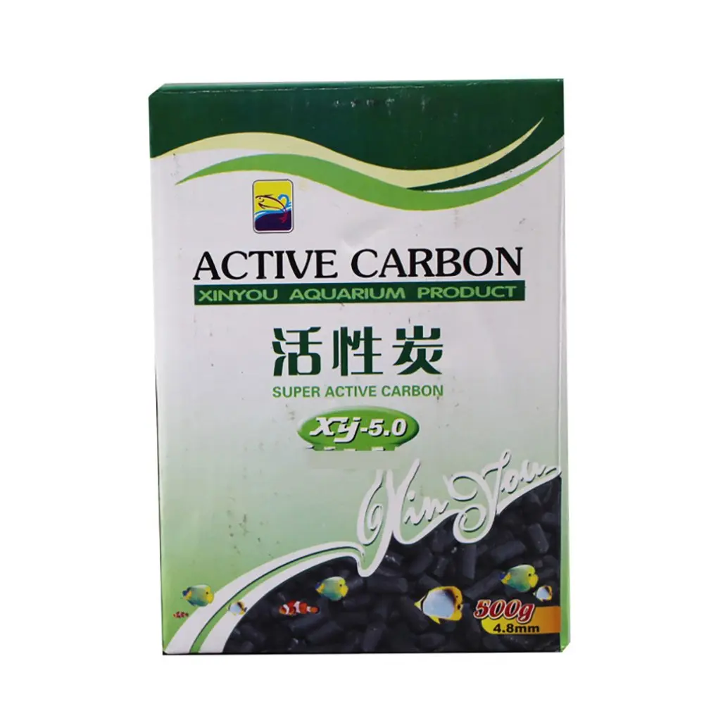 500 г/кор. долговечный фильтр для аквариума для воды с активированным углем, гранулы для аквариума