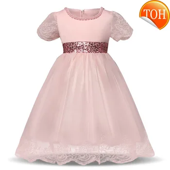 

Baby girl clothes Princess Dress Clothes Short Sleeve Lace Bow Ball Gown Tutu Party Dress Toddler Kids Fancy Dress 0-7Y